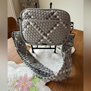HAUTE SHORE Drew Woven Neoprene Crossbody Bag NWOT